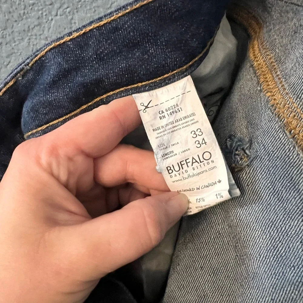 Buffalo David Bitton Indigo Straight Jeans